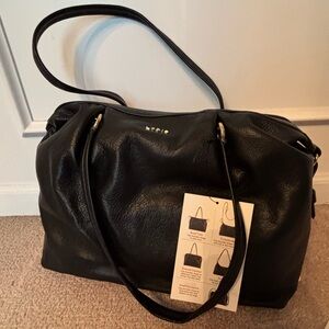 Brand New Lodis 5 in 1 Black Convertible Purse- new with tags